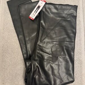 Joie Black Faux Leather Trousers